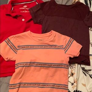 bundle of 3 shirts